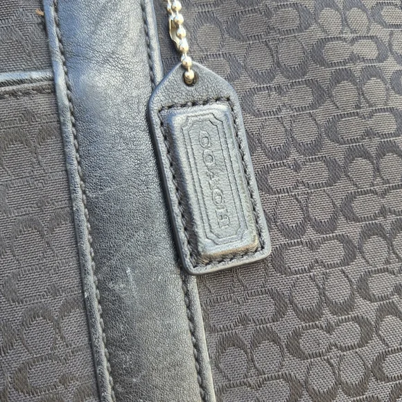 COACH 2004 VINTAGE HAMPTON WEEKENDER SIGNATURE TOTE - Picture 4 of 12